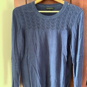 Banana Republic Deep Blue/Purple Crewneck Sweater for Women